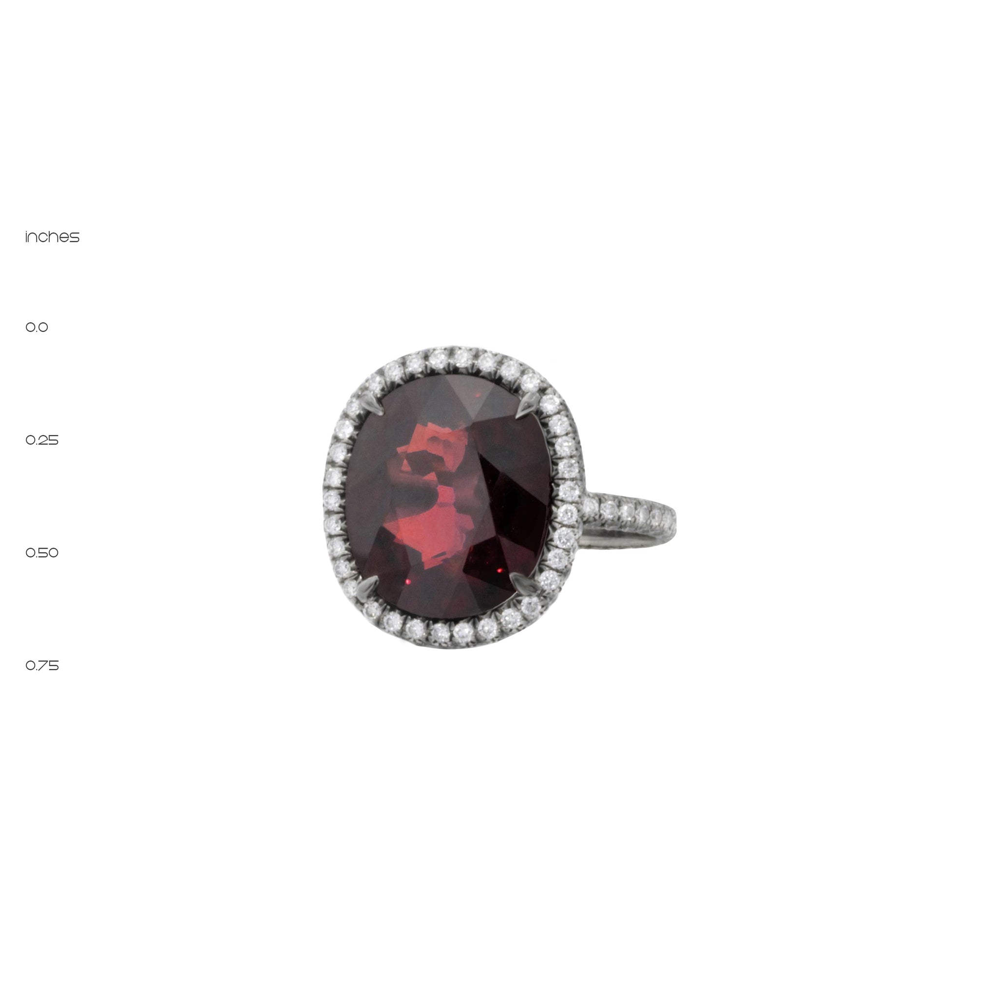 the stella gemstone engagement ring