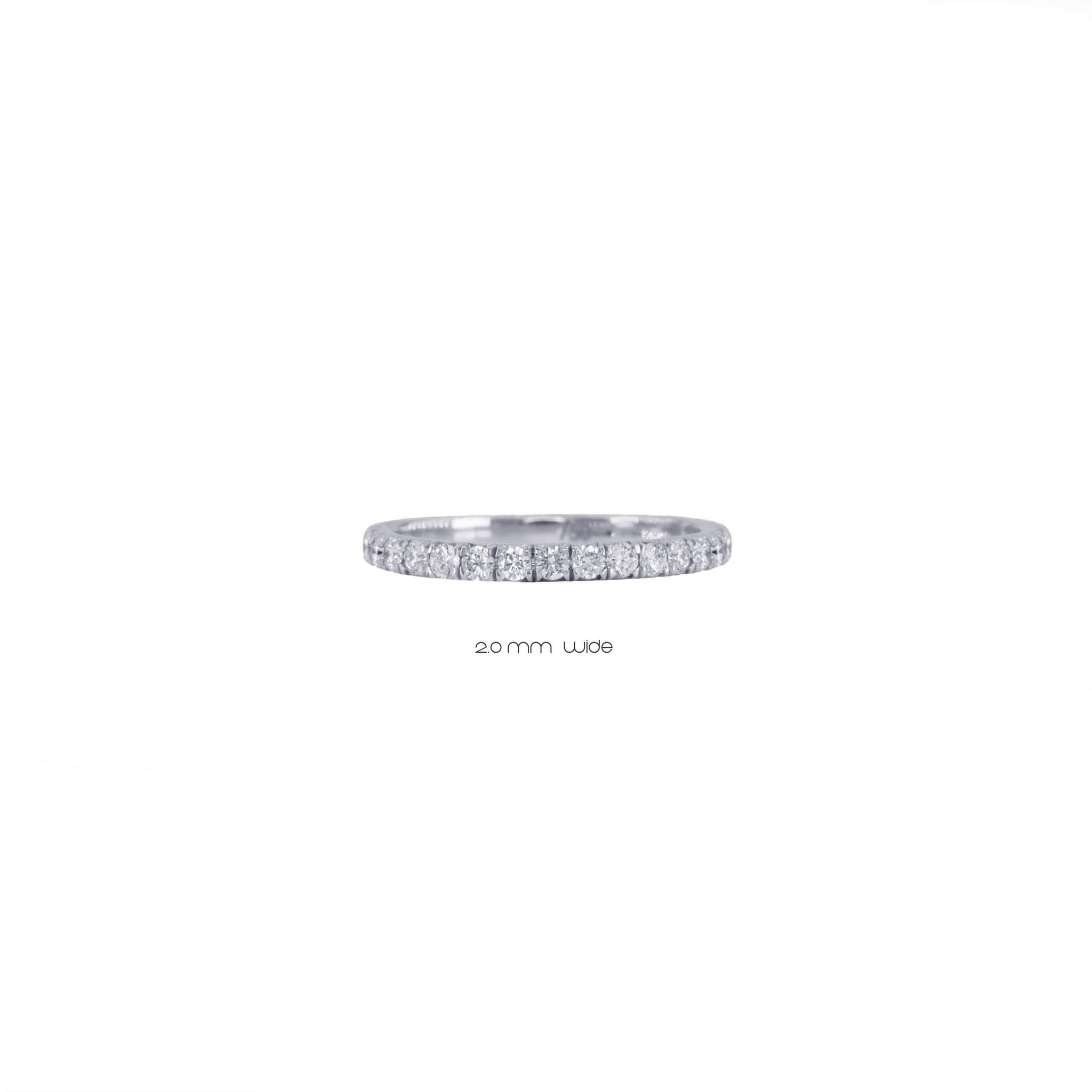 the ètoile platinum eternity ring