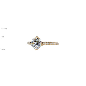 the petal d'or engagement ring