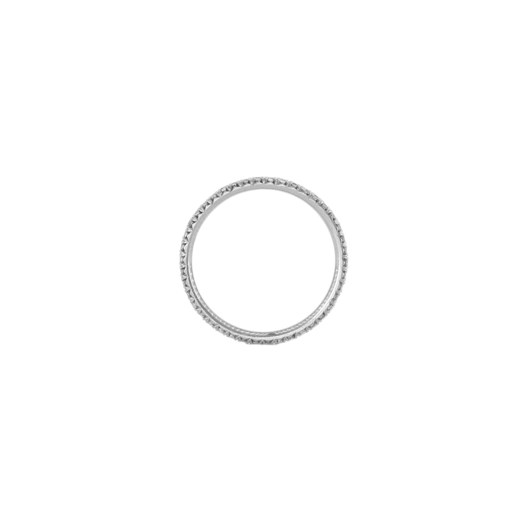 the petite ètoile blanc eternity ring