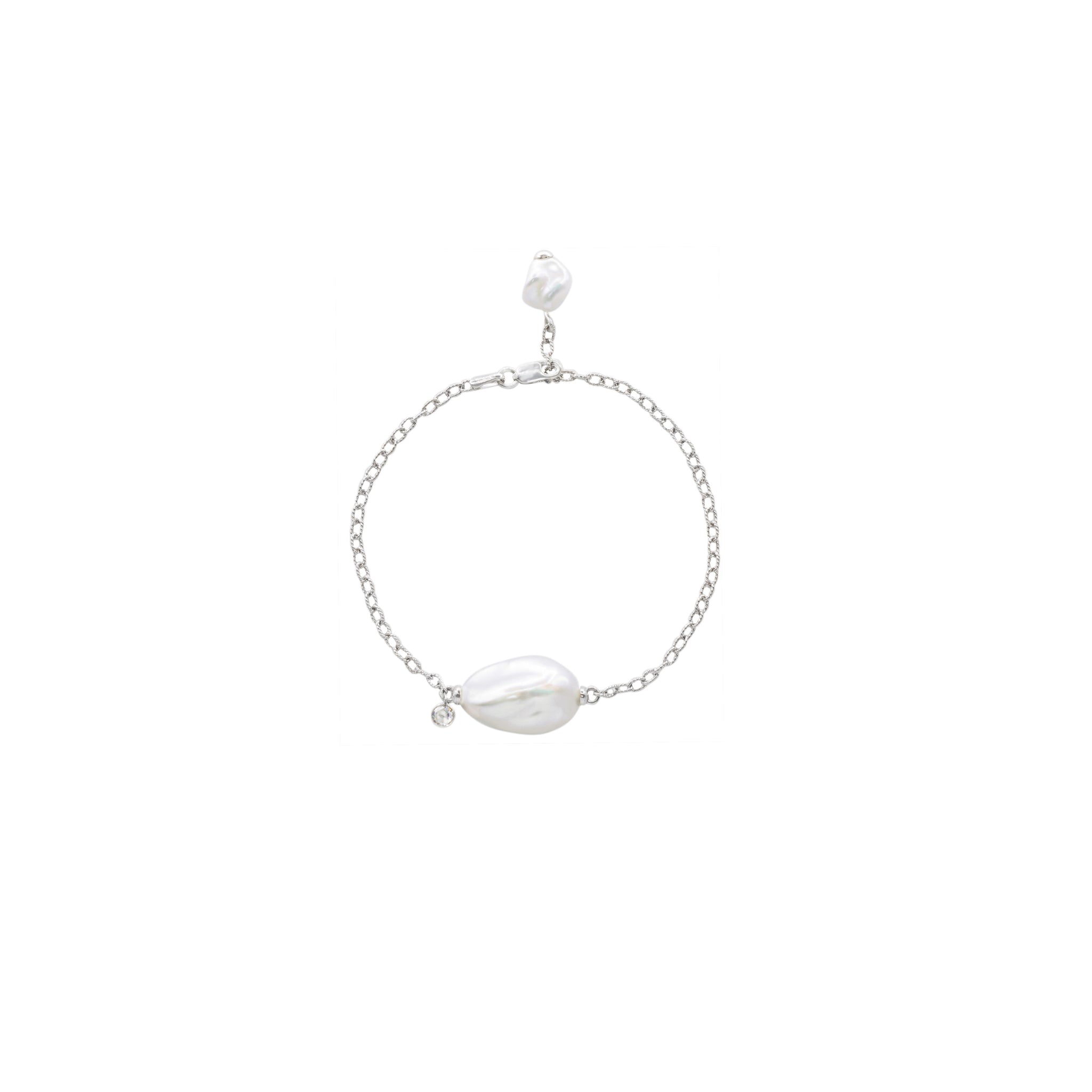 fresH2O pearl bracelet white gold