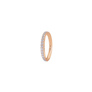 the ètoile rosé eternity ring